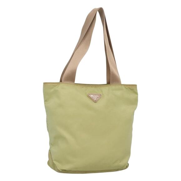 PRADA Tote Bag Nylon Light Green - Picture 1 of 12